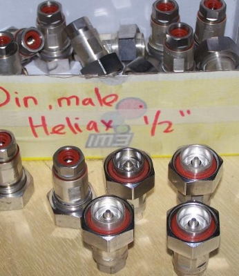 DIN Male for Heliax 1/2
