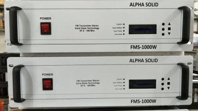 Pemancar FM 1000 watt Sertifikasi Postel Indonesia