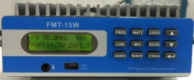 Pemancar FMT-15W Sertifikasi POSTEL